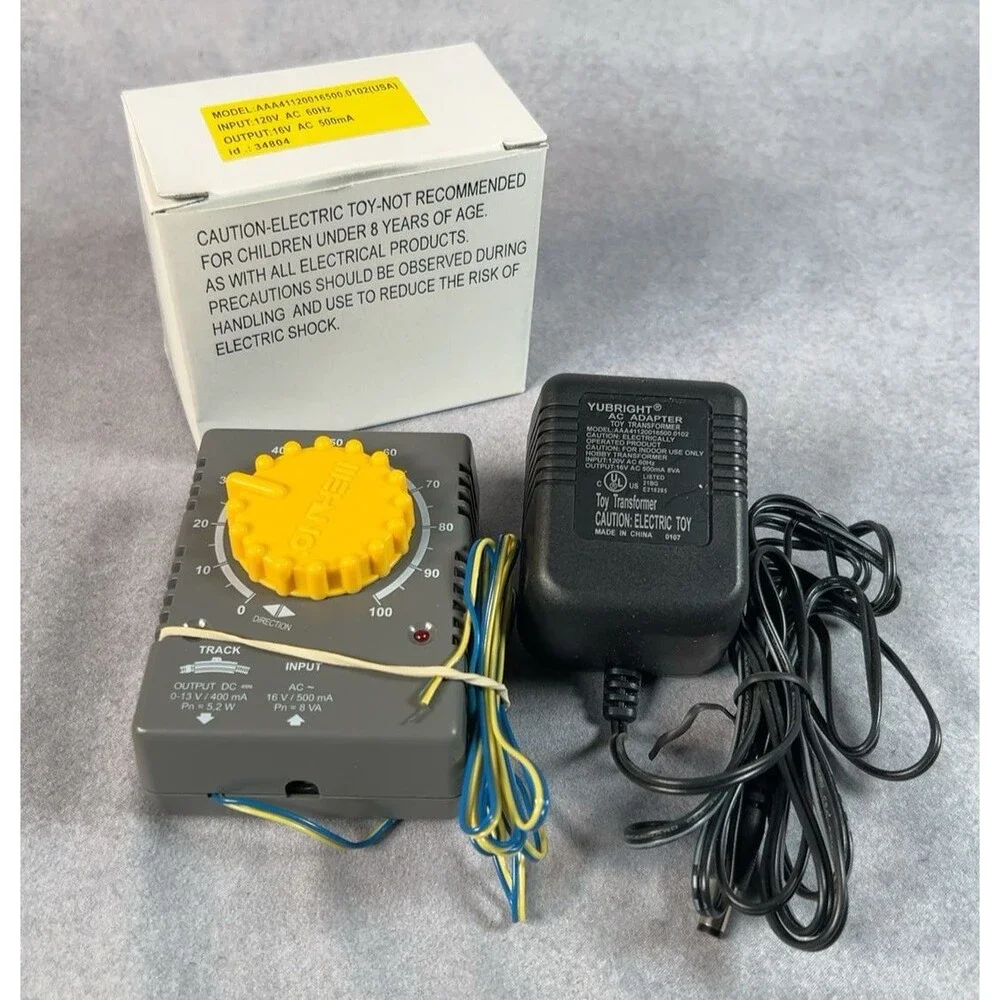 Mehano F371 Analog DC Model Train Controller Transformer Power Pack HO Scale
